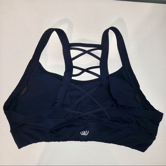 *3/$15* Balance Collection Navy Blue Sports Bra S - Picture 2 of 3
